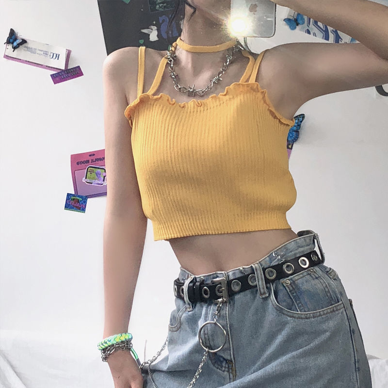 Women Fashion V Neck Tie-dyed Long Sleeve Crop Top