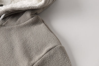 Embroidery Big Pocket Pullovers Women Sweatshirt Autumn Winter  Hoodies