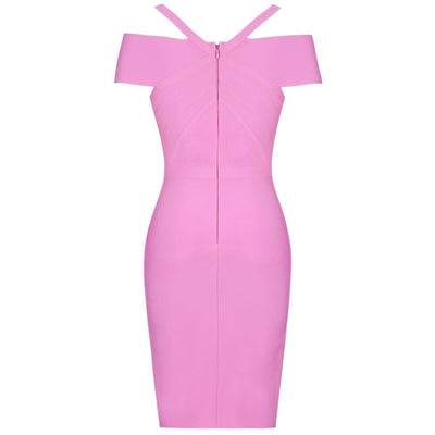 Summer Off Shoulder Bandage Dress